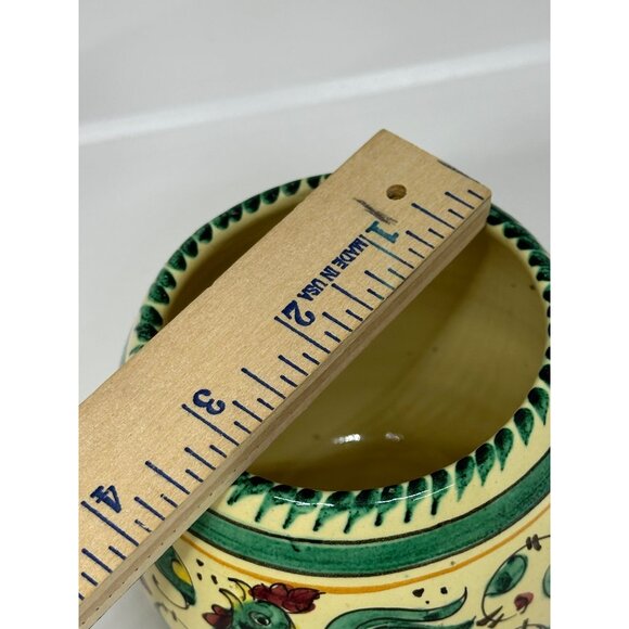 VTG Hand Painted Ceramic Mug Folk Art Multicolor Swirl Handle 3.5"x3.75" Decor - Picture 8 of 8